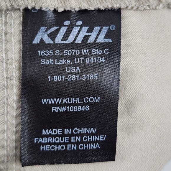 KUHL Pants Womens 14 Reg Beige Splash Roll Up Cargo Pants (36x31) 6065 - Picture 11 of 12